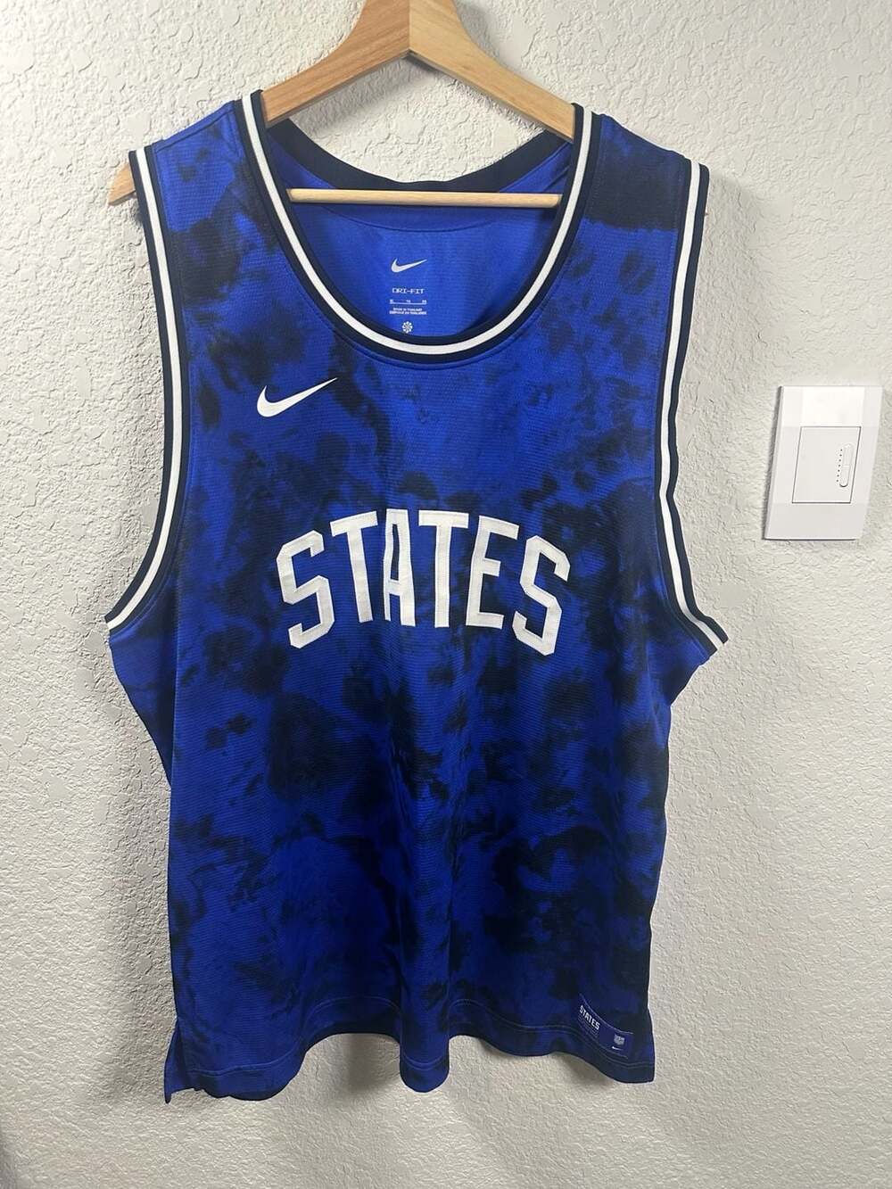 Nike USMNT States Basketball Jersey Size XL Blue